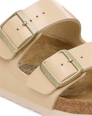 Arizona Birko-Flor Patent Sandal - Patent Sand